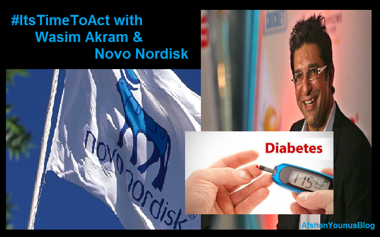 On ‘World Diabetes Day’ ItsTimeToAct With Wasim  Akram & Novo Nordisk